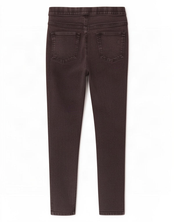 Marks & Spencer Damen Jegging-Jeans UK 10 Small W26 L26 Schwarze Baumwolle