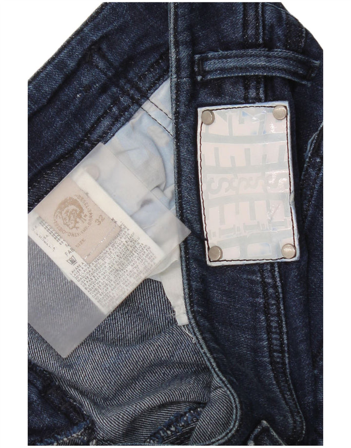 Diesel Damen Slim Jeans W32 L34 Blaue Baumwolle
