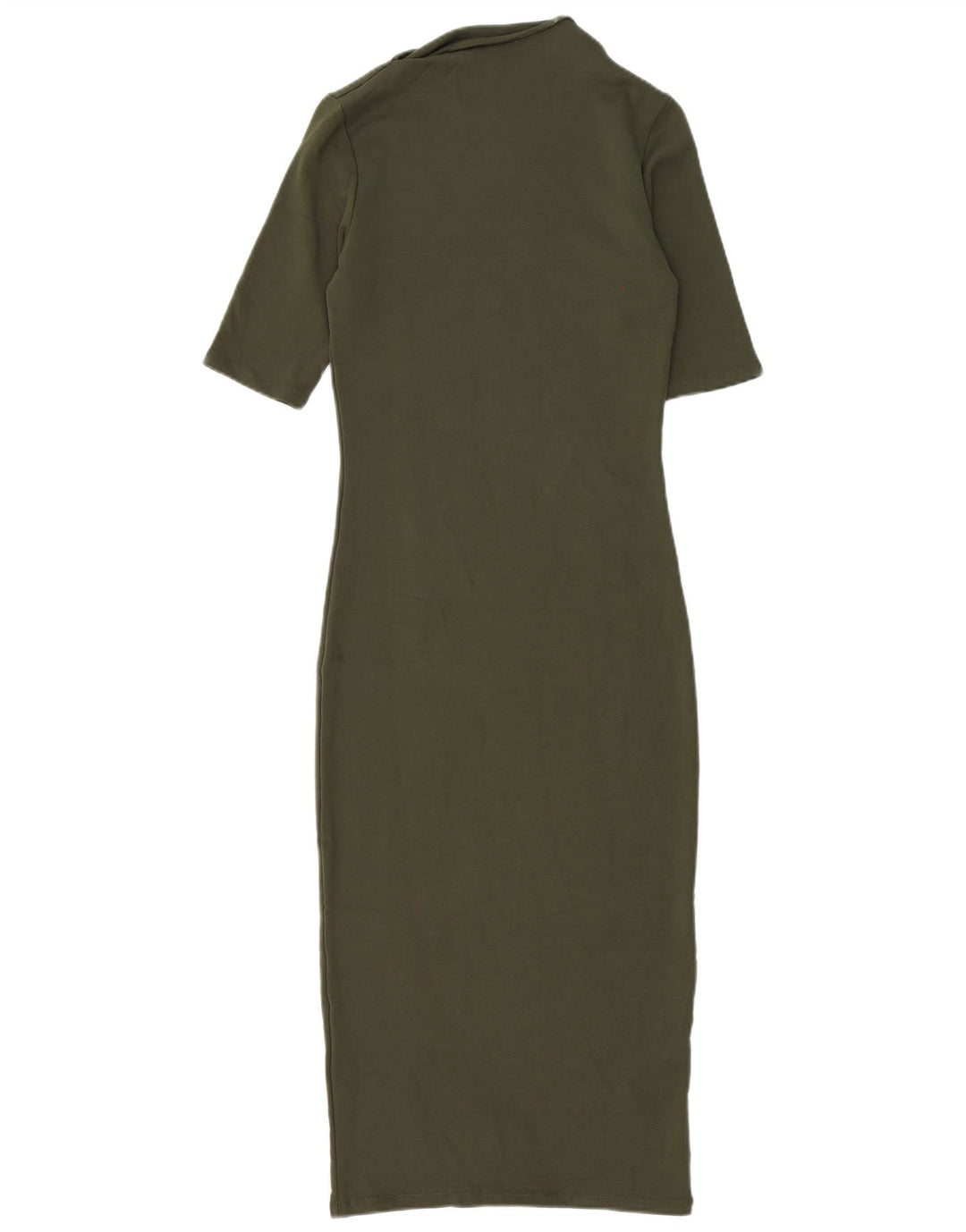 Zara Damen figurbetontes Kleid UK 10 Small Khaki