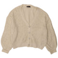 Marks & Spencer Damen-Strickjacke in Übergröße, Gr. 16, groß, gebrochenes Weiß