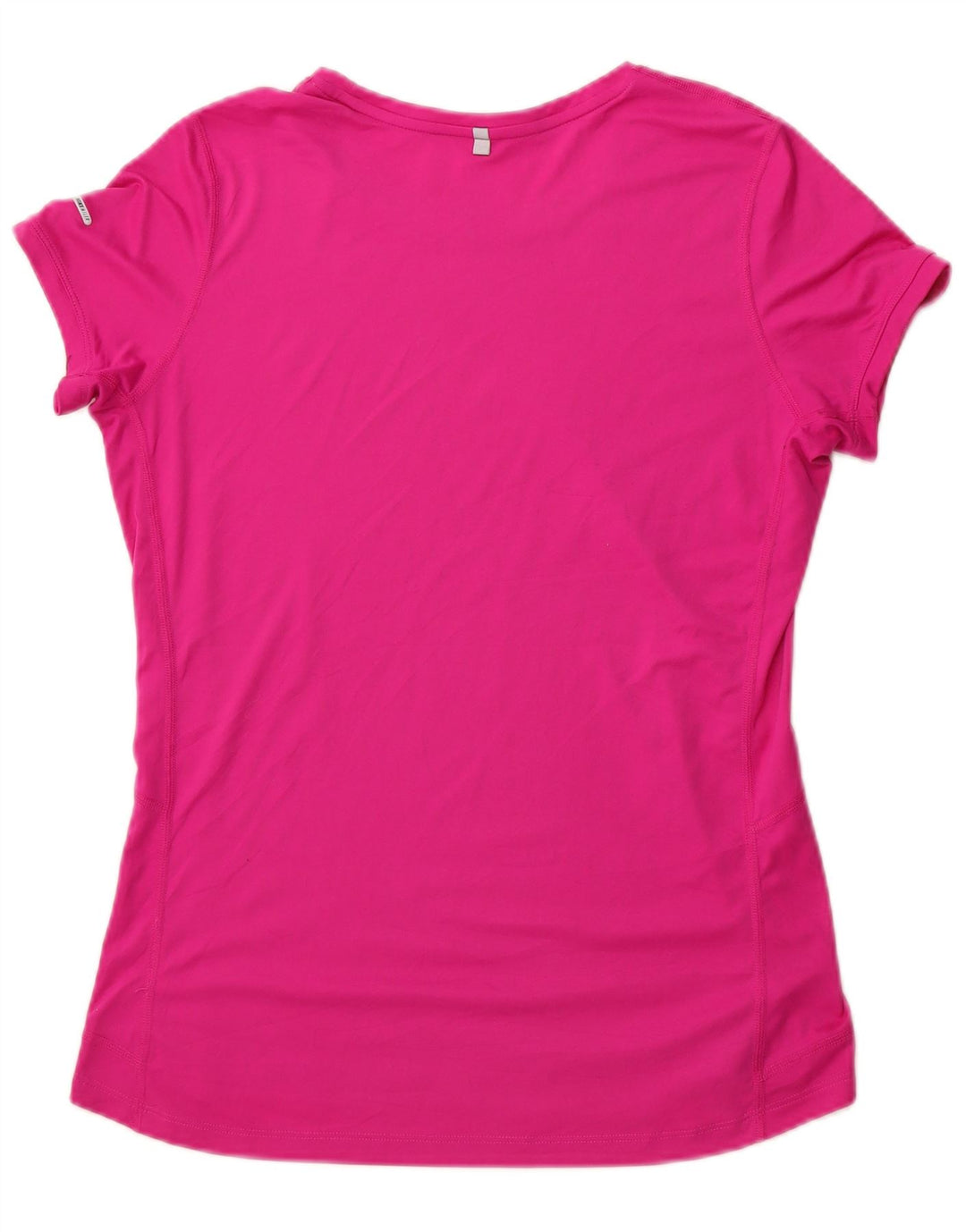Nike Damen Dri Fit T-Shirt Top UK 14 Large Pink