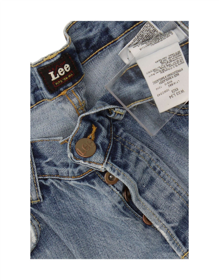 LEE Womens Knox Straight Jeans W33 L31 Blue Cotton Vintage Lee and Second-Hand Lee from Messina Hembry 