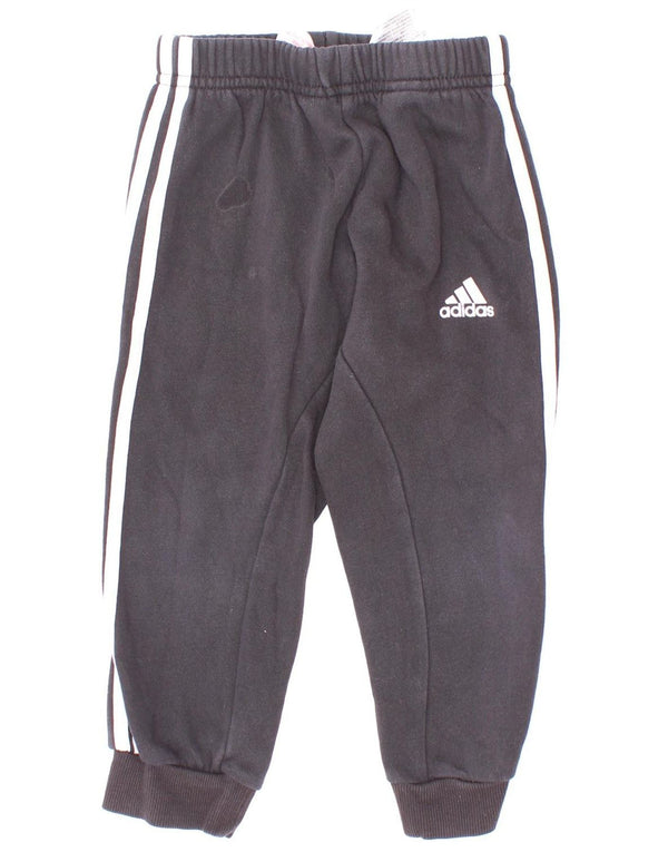 Adidas Baby-Jungen-Jogger-Trainingshose, 18–24 Monate, schwarze Baumwolle