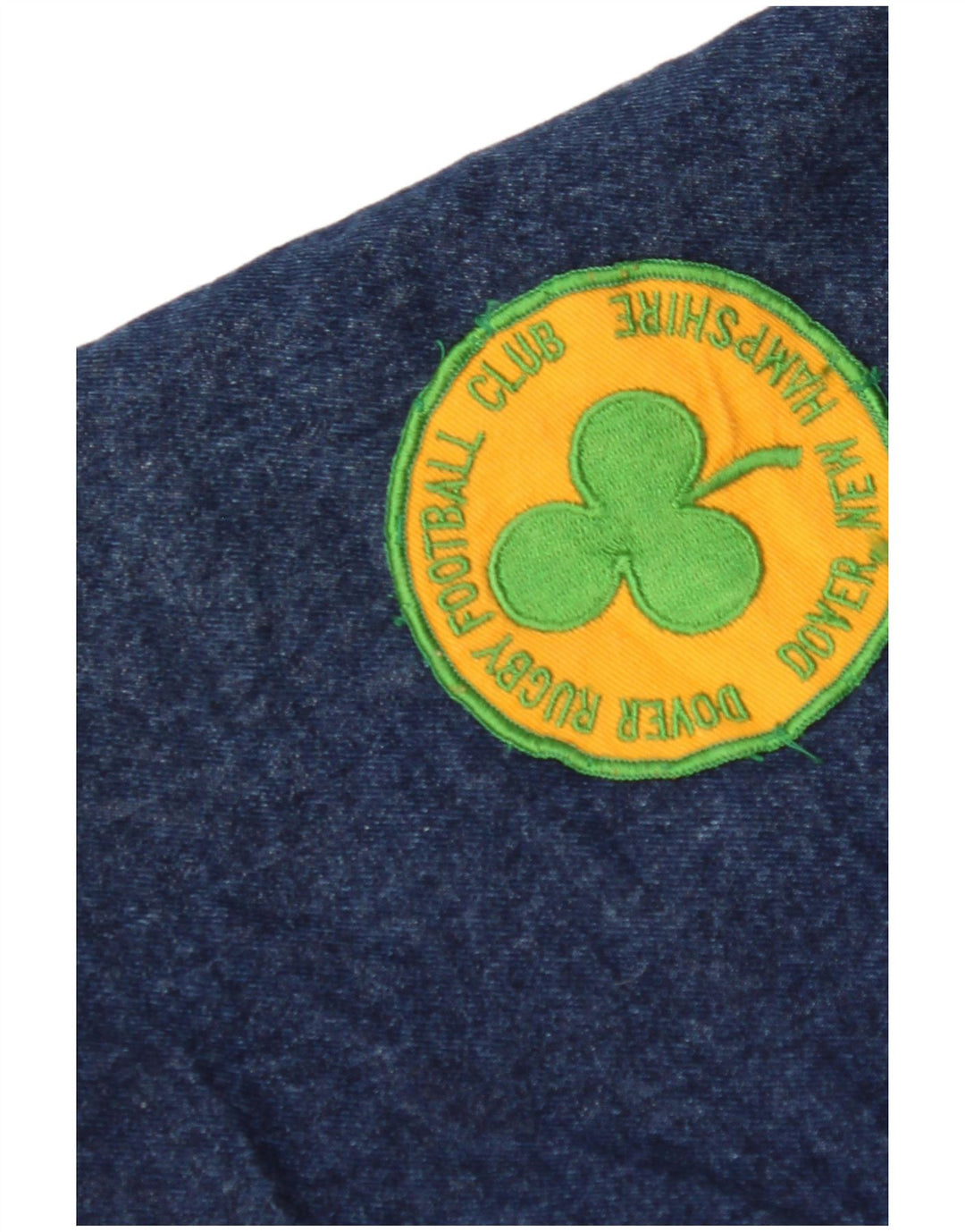 VINTAGE Herren Dover Sherpa Jeansjacke UK 40 Large Blau