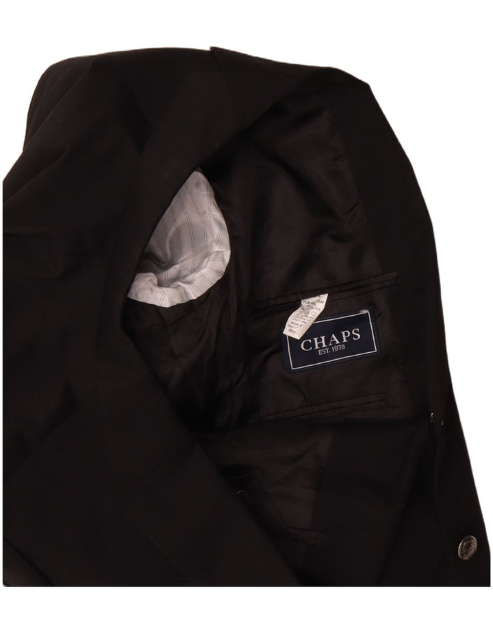 CHAPS Herren-Blazer mit 2 Knöpfen, UK 38, mittelschwarz
