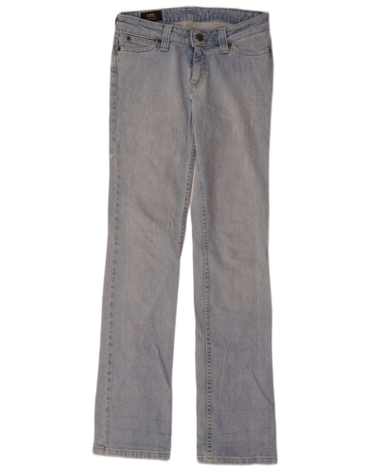 Lee Damen Maddox Slim Jeans W28 L33 Blaue Baumwolle