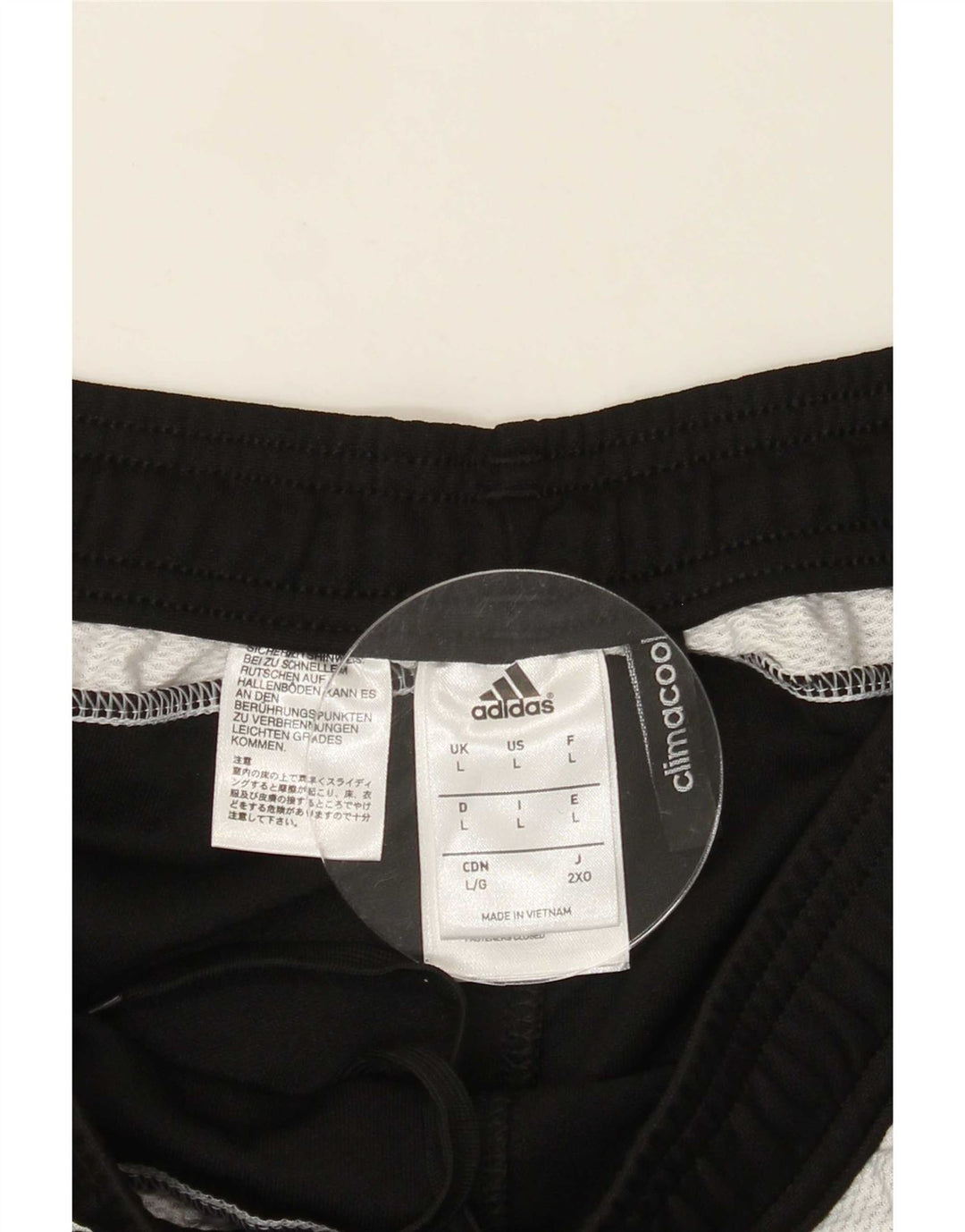 Adidas Herren Climacool Trainingshose, groß, aus schwarzem Polyester