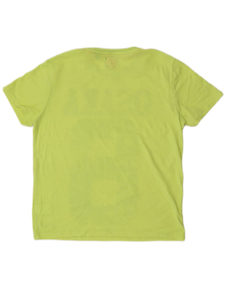Superdry Herren Osaka Graphic T-Shirt Top 2XL Grün Polyester