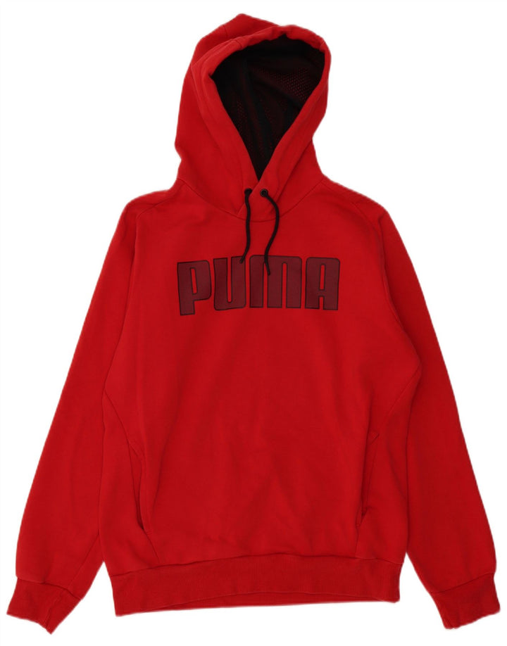 Puma Herren Graphic Hoodie Pullover Kleine rote Baumwolle
