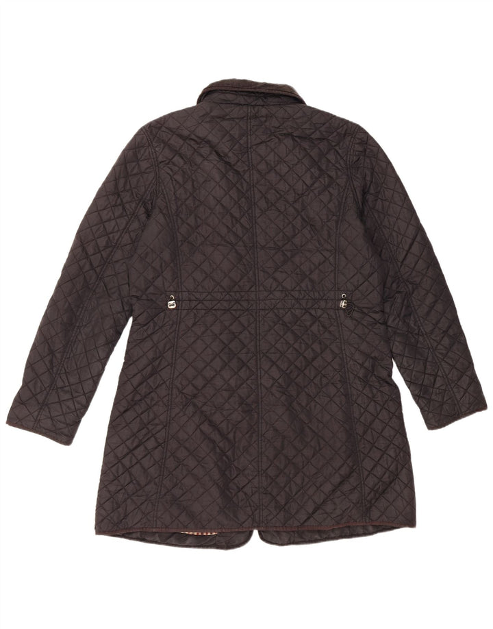 Hobbs Womens Quilted Steppjacke UK 14 Mittelschwarzes Nylon