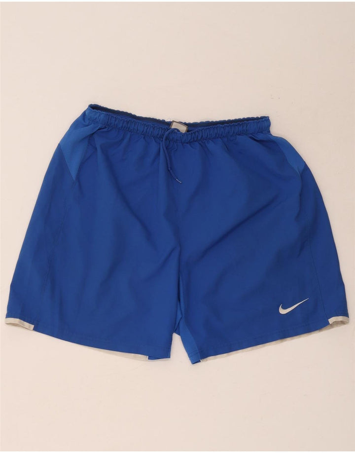 Nike Herren-Sportshorts, groß, blaues Polyester