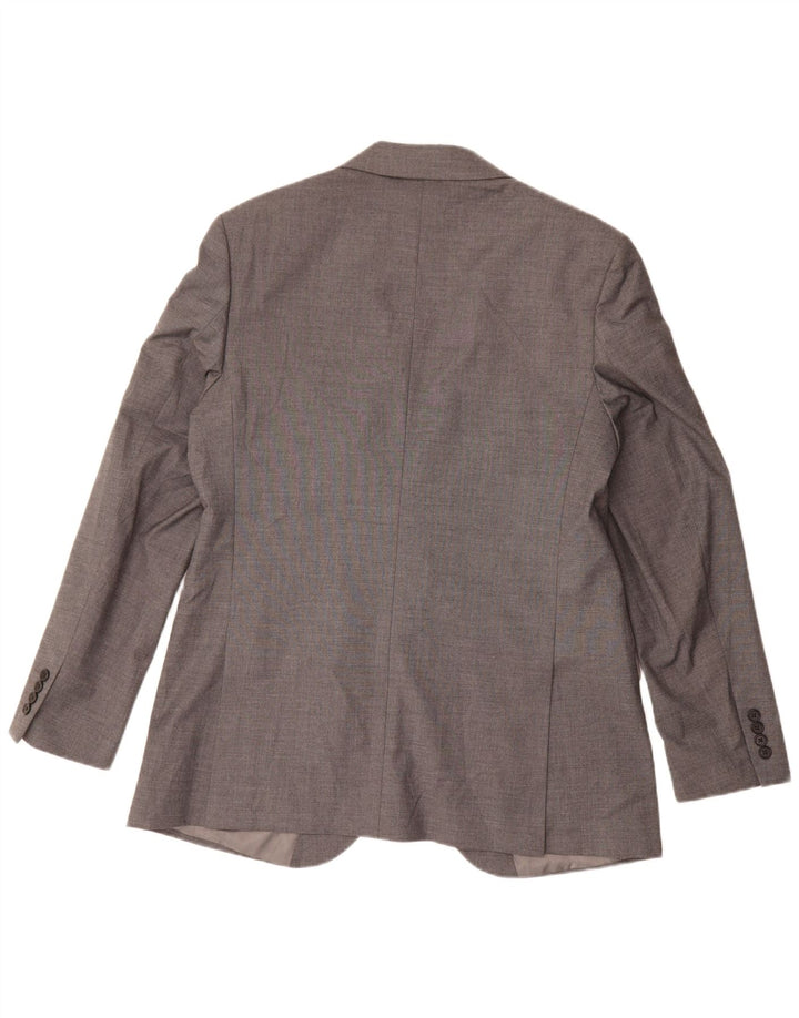Marks & Spencer Herren-Blazer mit 2 Knöpfen, UK 44, XL, grau, Polyester