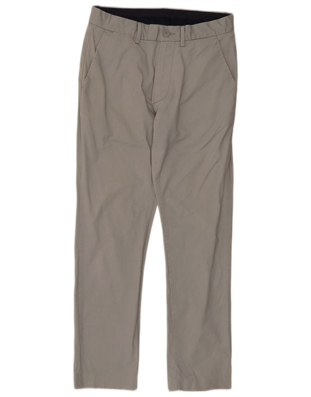 Marks & Spencer Slim Chino-Hose für Herren, W30 L29, graue Baumwolle