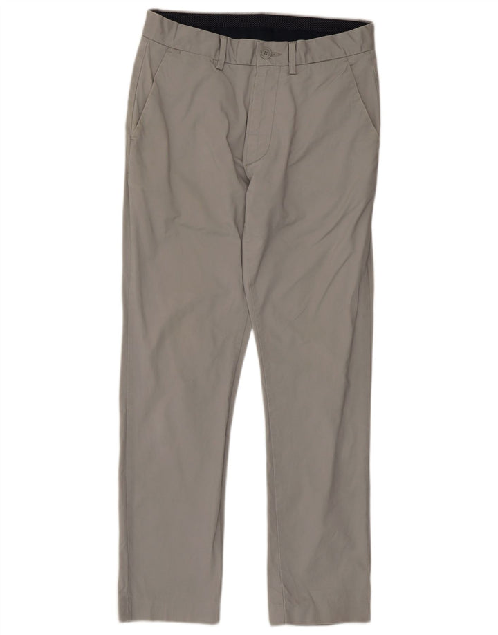 Marks & Spencer Slim Chino-Hose für Herren, W30 L29, graue Baumwolle