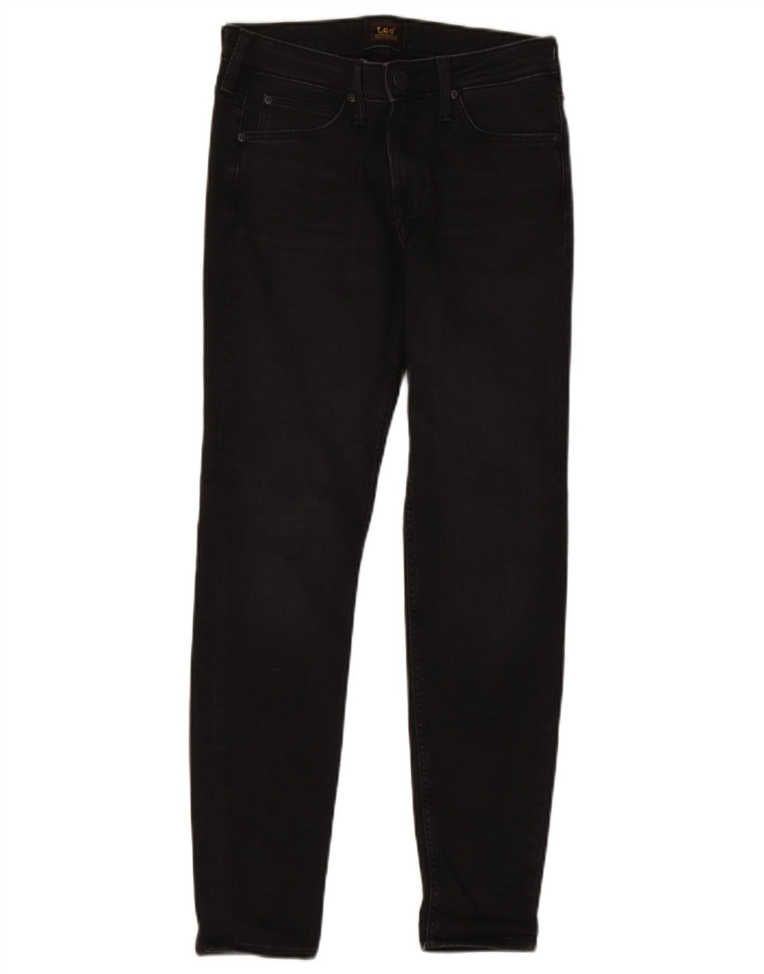 Lee Damen Skinny Jeans W28 L27 Graue Baumwolle