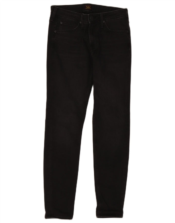 Lee Damen Skinny Jeans W28 L27 Graue Baumwolle