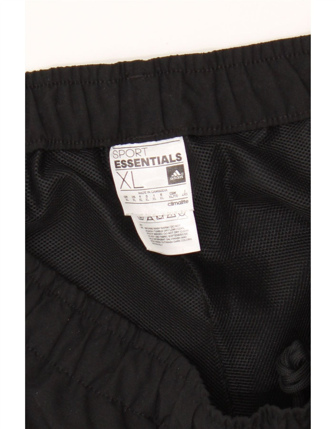 Adidas Herren Climalite Sport Shorts XL Schwarz Polyester