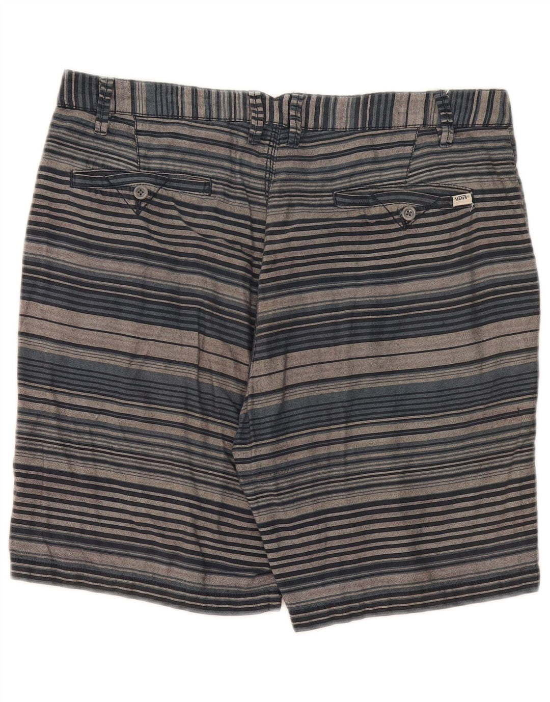 Vans Herren-Freizeitshorts W34, groß, blau gestreift, Baumwolle