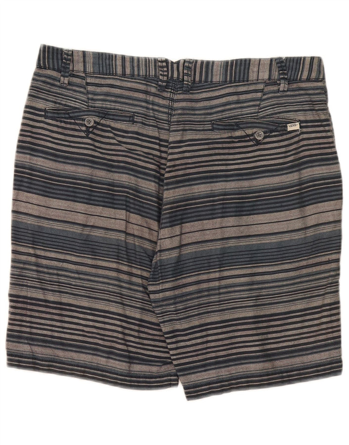 Vans Herren-Freizeitshorts W34, groß, blau gestreift, Baumwolle