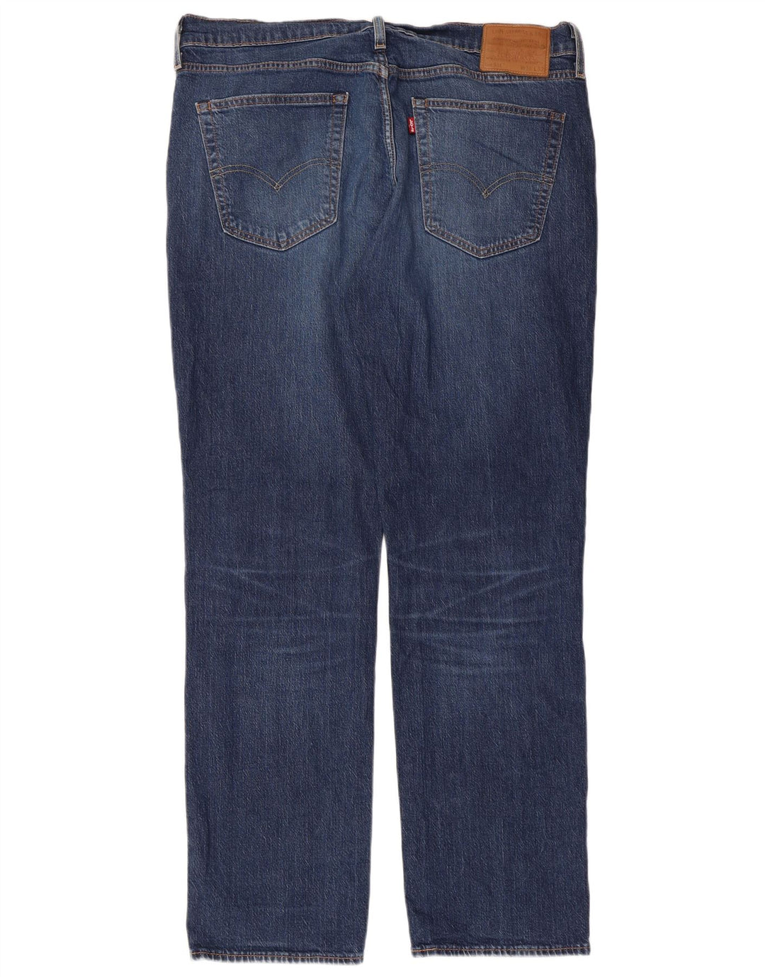 LEVI'S Herren 514 Straight Jeans W36 L32 Blaue Baumwolle
