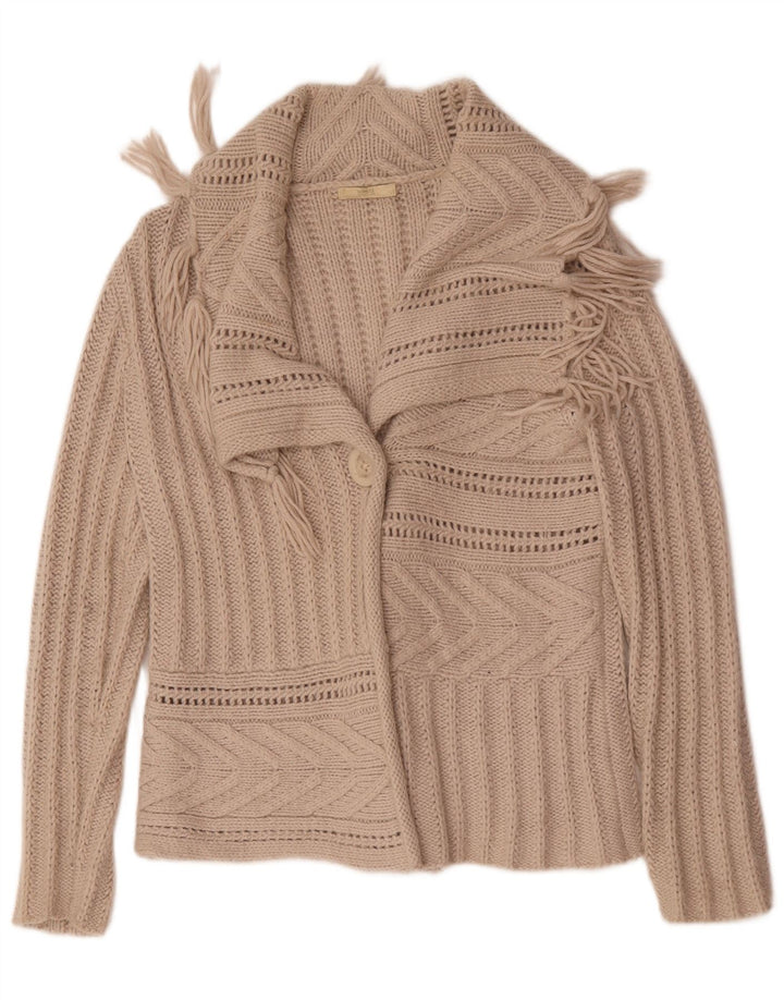 Marks & Spencer Damen-Cardigan-Pullover UK 14 Large Grau Acryl