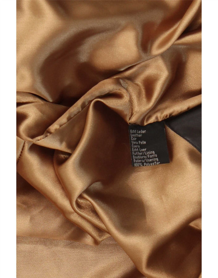 HI-Buxter Damen Wildlederjacke IT 42 Mittelbraunes Leder