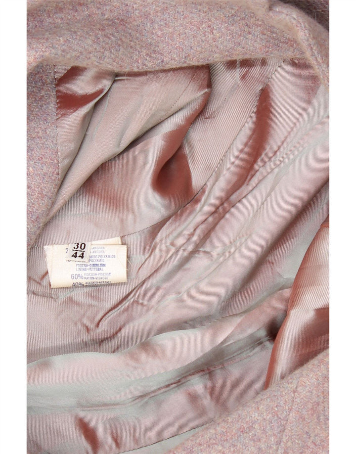 TRUSSARDI Womens 1 Button Blazer Jacket IT 44 Medium  Pink Wool Vintage Trussardi and Second-Hand Trussardi from Messina Hembry 