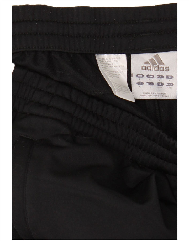 Adidas Herren-Trainingshose, groß, aus schwarzem Polyester