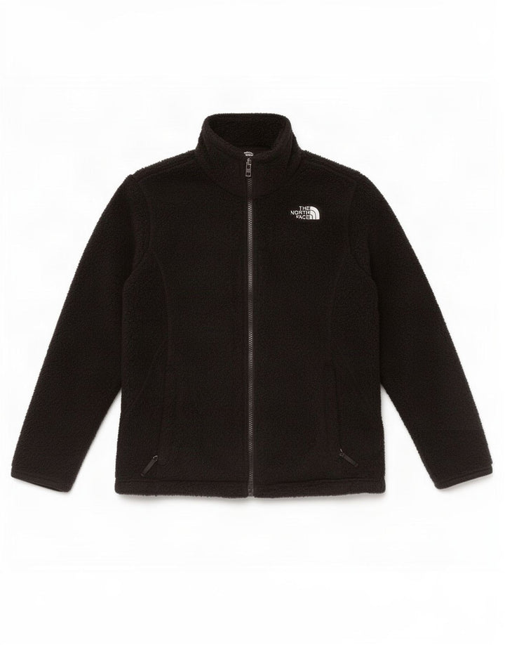 The North Face Fleecejacke für Mädchen, 14–15 Jahre, Größe L, Schwarz, Polyester