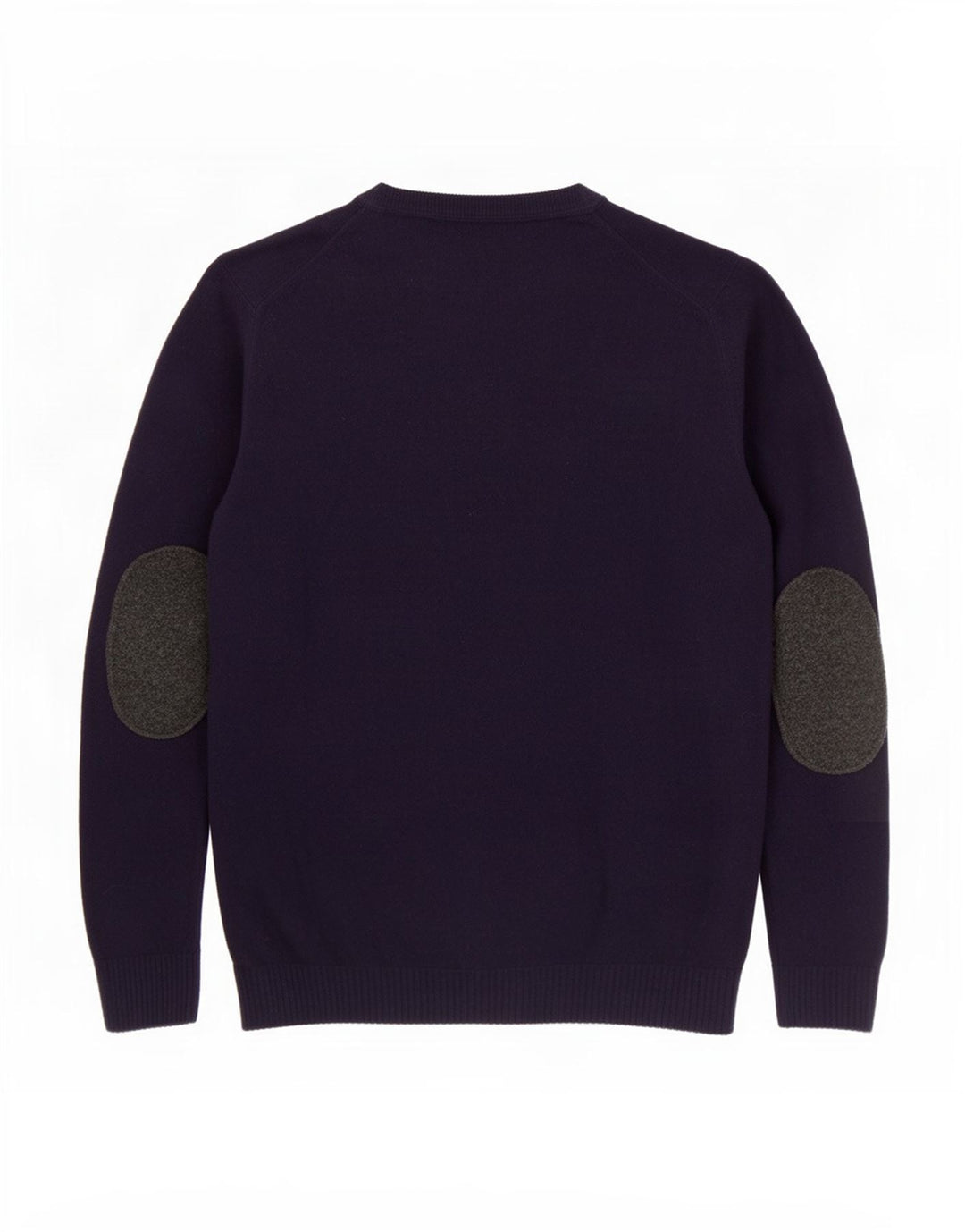 Fred Perry Herren-Pullover mit Rundhalsausschnitt, XL, lila Wolle