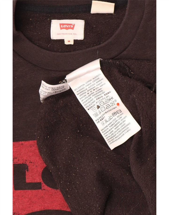 Levi's Herren-Sweatshirt mit Grafik, mittelschwarz, Baumwolle