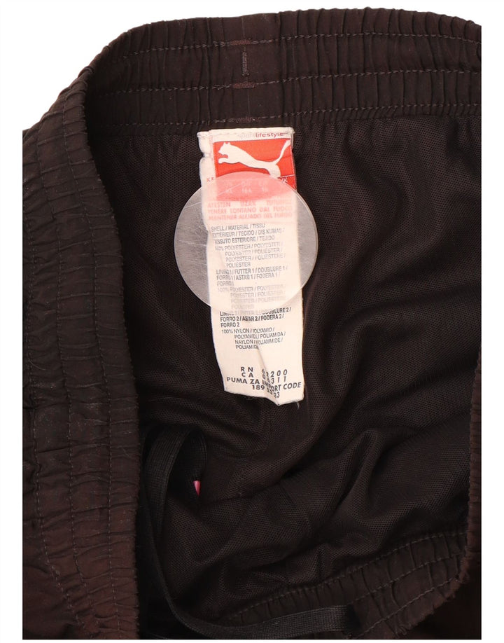 PUMA Jungen-Trainingshose, 15–16 Jahre, schwarzes Polyester