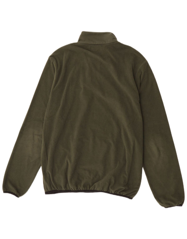 Kappa Damen-Fleecepullover mit Reißverschluss, UK 18, XL, Khaki, Polyester