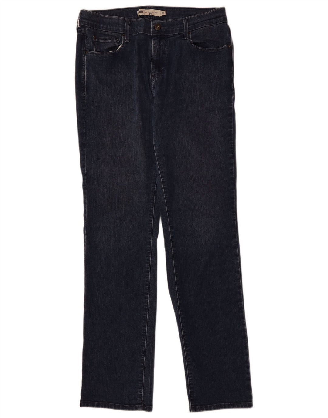 LEVI'S Damen 506 Straight Jeans US 10 Large W32 L32 Blau