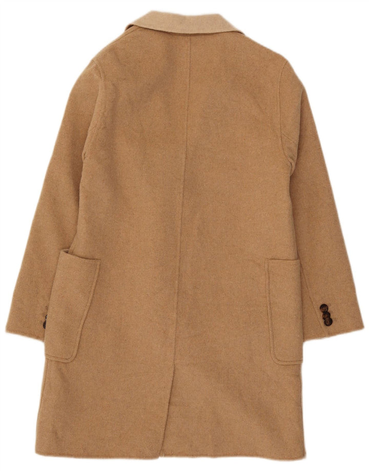 Zweireihiger Mantel für Mädchen von Zara, 13–14 Jahre, beige Wolle