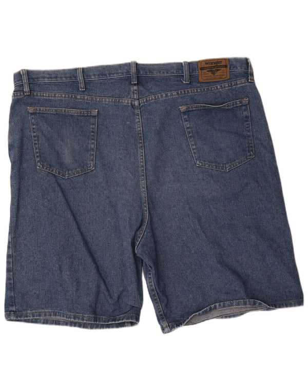 Wrangler Herren-Jeansshorts mit entspannter Passform, W48, 4XL, blaue Baumwolle