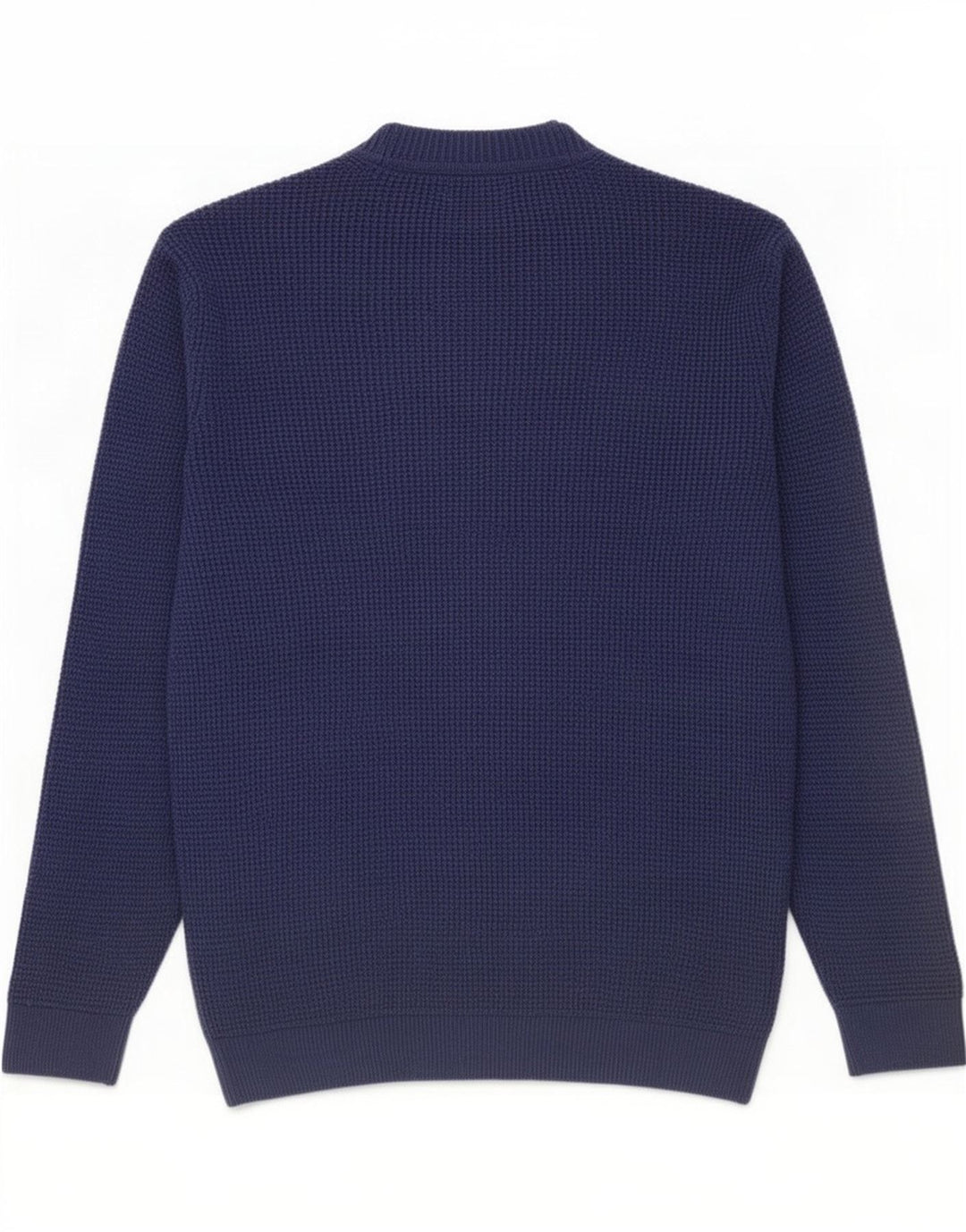 Zara Herren-Pullover mit Rollkragen, groß, marineblau, Polyester