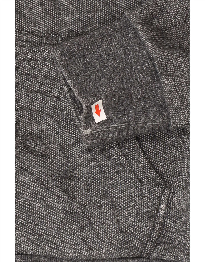 Superdry Herren Kapuzenpullover XL aus grauer Baumwolle