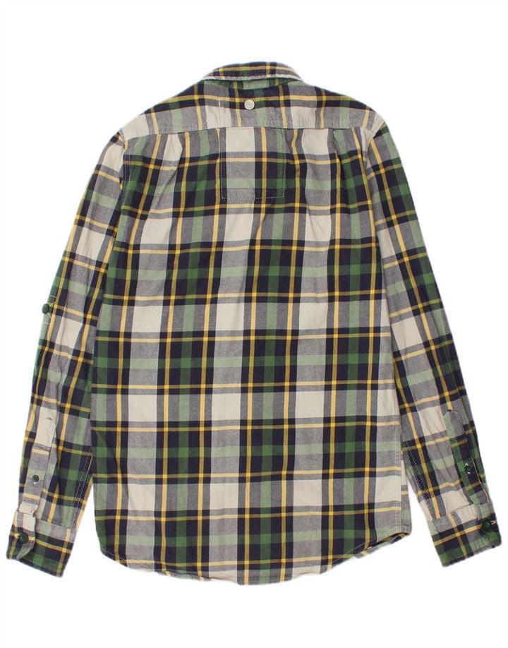 Superdry Herren Classics kariertes Flanellhemd, klein, mehrfarbig kariert