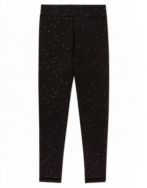 Nike Dri Fit Grafik-Leggings für Mädchen, 10–11 Jahre, mittlere schwarze Baumwolle