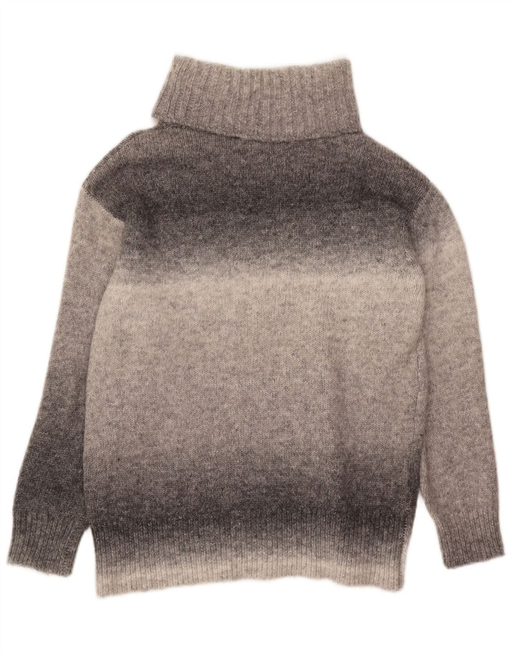 Marks & Spencer Damen-Pullover mit Rollkragen, Gr. 14, Mittelgrau