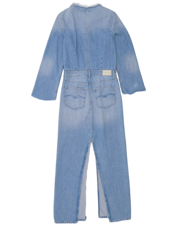 Replay Denim-Overall für Damen, UK 10, Größe S, blau, Baumwolle
