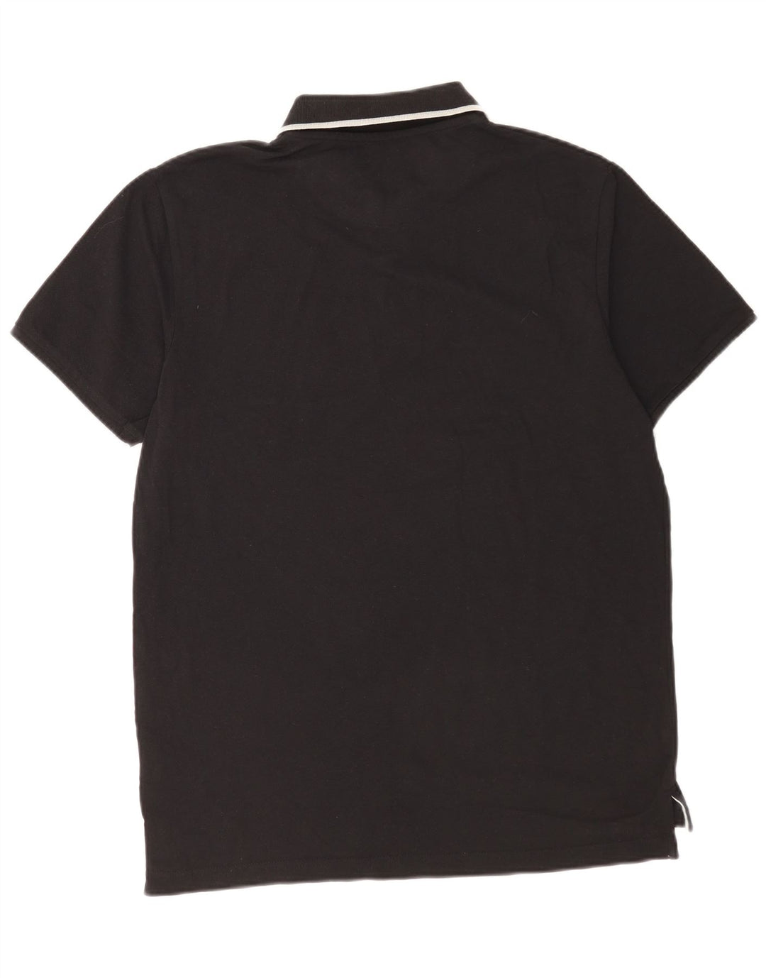Pierre Cardin Herren-Poloshirt, groß, schwarze Baumwolle