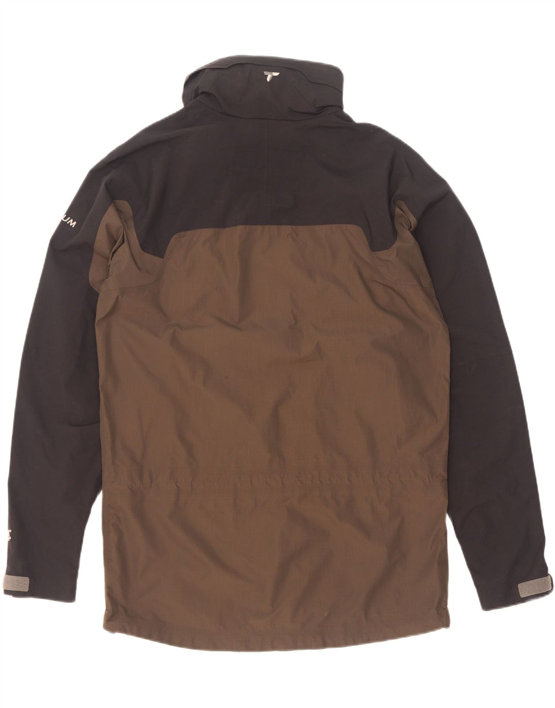 Columbia Mens Titanium Hooded Rain Jacket UK 38 Mittelbrauner Farbblock