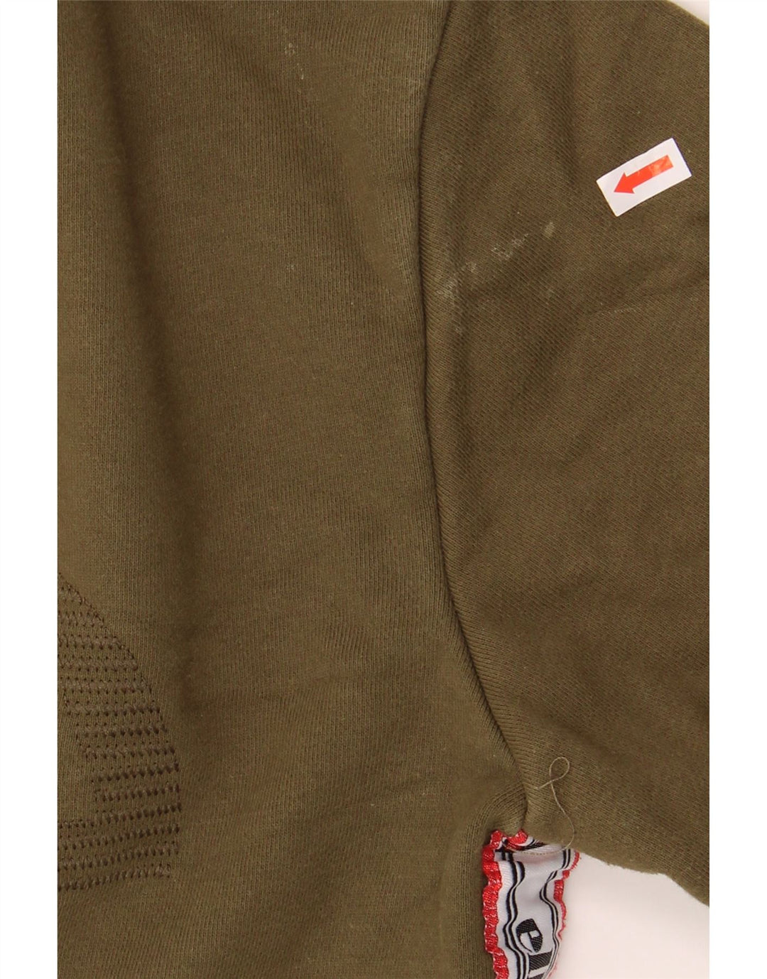 ELLESSE Mens Graphic Sweatshirt Jumper Medium Khaki Cotton Vintage Ellesse and Second-Hand Ellesse from Messina Hembry 
