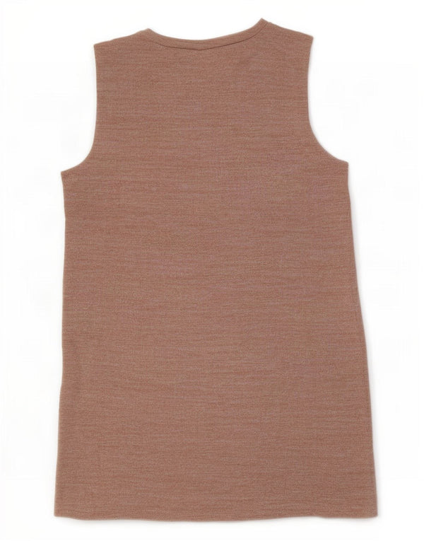 Ärmelloses Etuikleid für Damen von Zara, Gr. 44, Größe L, Rosa, Baumwolle