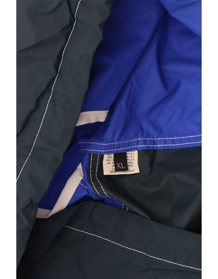 Murphy & Nye Herren-Gilet mit Grafik, UK 42, XL, blaues Colourblock-Polyamid