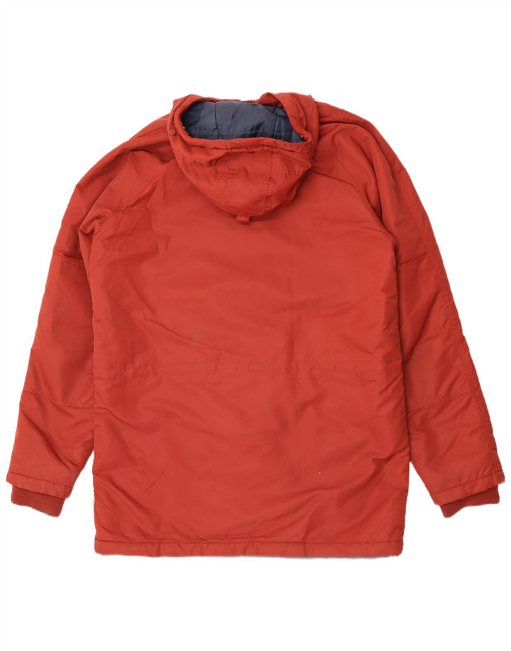Vans Herren-Parkajacke mit Kapuze, UK 38, mittleres Kastanienbraun