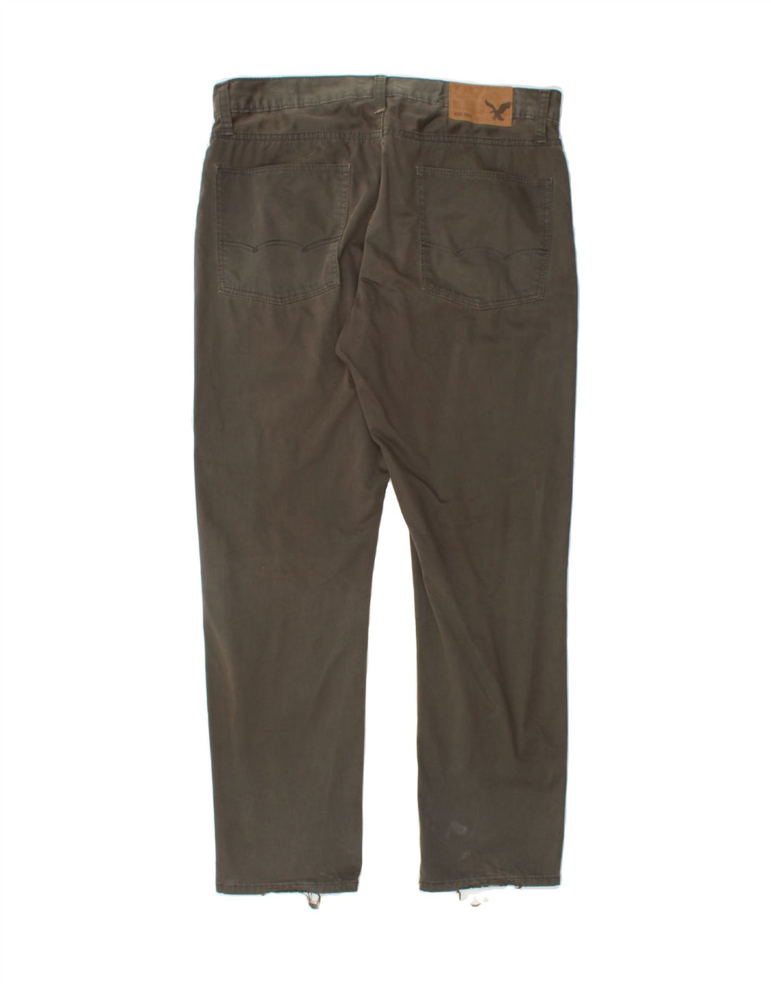 AMERICAN EAGLE Mens Slim Casual Trousers W32 L30  Brown Cotton Vintage American Eagle and Second-Hand American Eagle from Messina Hembry 