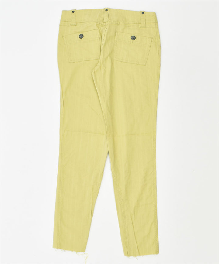 DIESEL Womens Skinny Casual Trousers W27 L28 Yellow Cotton | Vintage | Thrift | Second-Hand | Used Clothing | Messina Hembry 
